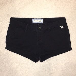 Abercrombie navy wash shorts